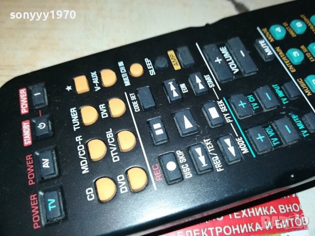 YAMAHA AUDIO REMOTE 2306232059, снимка 15 - Ресийвъри, усилватели, смесителни пултове - 41334900