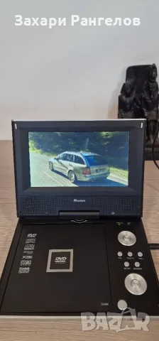 📀 ПРЕНОСИМ DVD ПЛЕЪР MUSTEK С 7″ ЕКРАН, РАБОТЕЩА БАТЕРИЯ И ПЪЛЕН КОМПЛЕКТ, снимка 4 - Плейъри, домашно кино, прожектори - 56120140