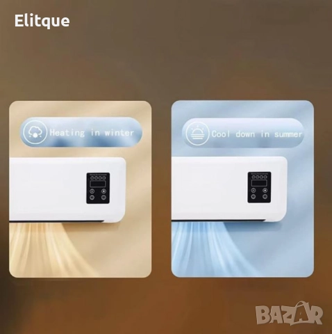 Печка за стенен монтаж с двойно предназначение – отопление и охлаждане, снимка 11 - Друга електроника - 52786730