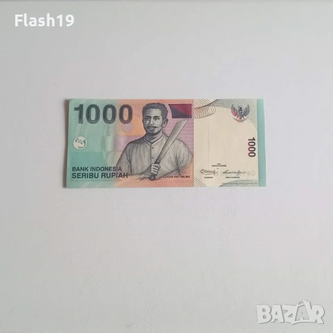 ⭐ Индонезия 1000 рупии 2011 г. AU ⭐