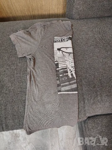Мъжка сива тениска Reebok (L) , снимка 4 - Тениски - 56039449