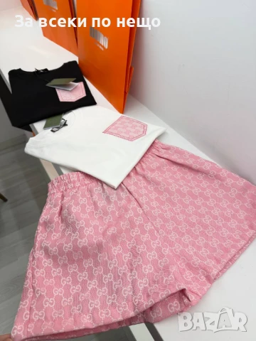 Gucci Комплект Къси Панталонки И Тениска Гучи Код A717
