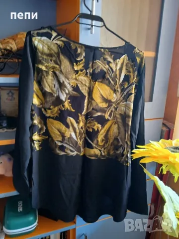 Елегантна блузка-L, снимка 3 - Блузи с дълъг ръкав и пуловери - 48041781