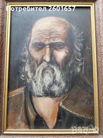 G. Gorecki, Портрет на старец, снимка 3 - Картини - 49755302