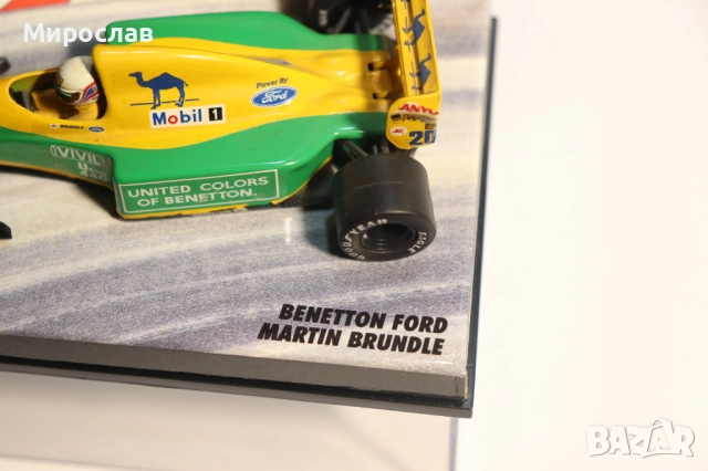 1:43 MINICHAMPS BENETTON FORD F1 БОЛИД ФОРМУЛА, снимка 5 - Колекции - 52746837