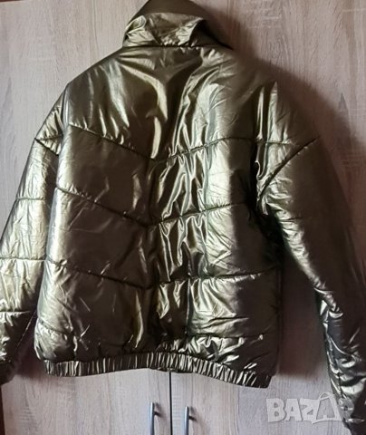 Яке бомбър,златисто, снимка 3 - Якета - 34426159