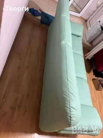 Кожен диван като нов, снимка 4 - Дивани и мека мебел - 48932982