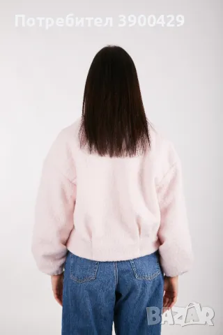 Дамско Късо Яке Suzy bomber jacket - Розово, снимка 4 - Якета - 47685159
