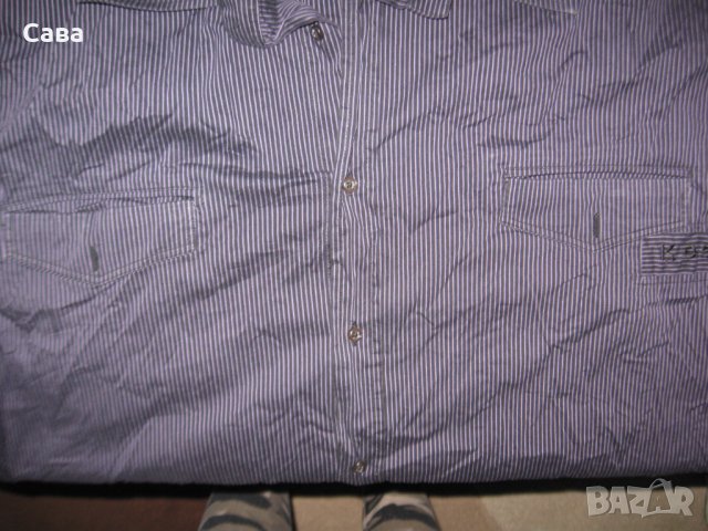 Риза KUDIS JEANS  мъжка,7-8ХЛ, снимка 3 - Ризи - 40622451