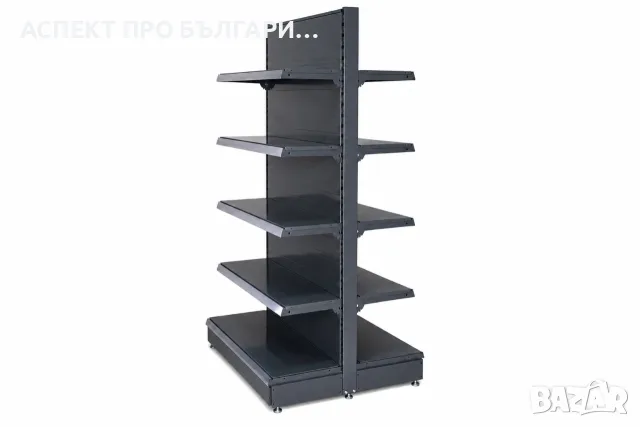 Островен стелаж 40х195х40,L100,B40/4х30