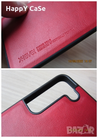 X-LEVEL Лукс кейс калъф кожен гръб за Samsung Galaxy S22 Ultra / S22+ Plus / S22, снимка 11 - Калъфи, кейсове - 35916700