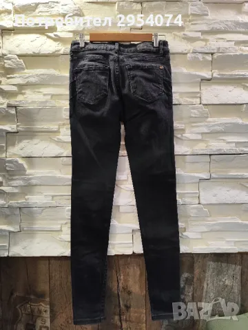 черни дамски дънки Л-15лв, снимка 2 - Дънки - 49704910