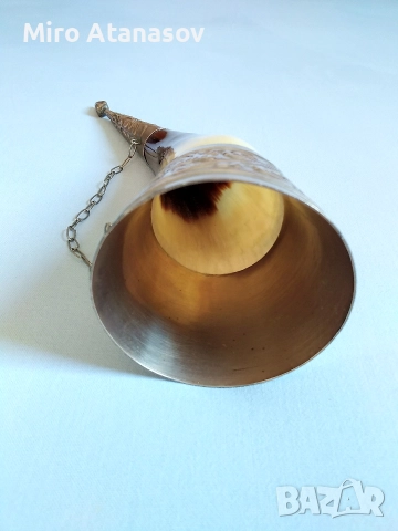 Грузински рог чаша, снимка 5 - Антикварни и старинни предмети - 52841453