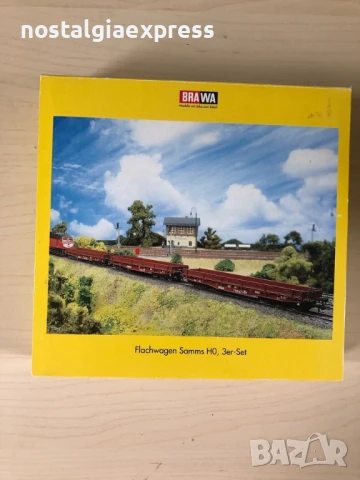 Brawa wagen set Piko compatible / Брава сет платформи вагони съвместими с Пико 