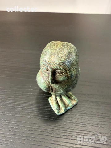 Бронзова статуетка на сова. №7920, снимка 6 - Колекции - 53697093