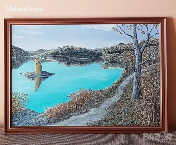 Картина масло върху картон , снимка 1