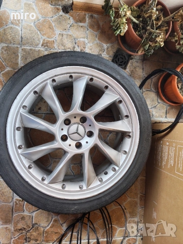 19ки джанти за мерцедес 5х112 спорт пакет, снимка 2 - Гуми и джанти - 53221928