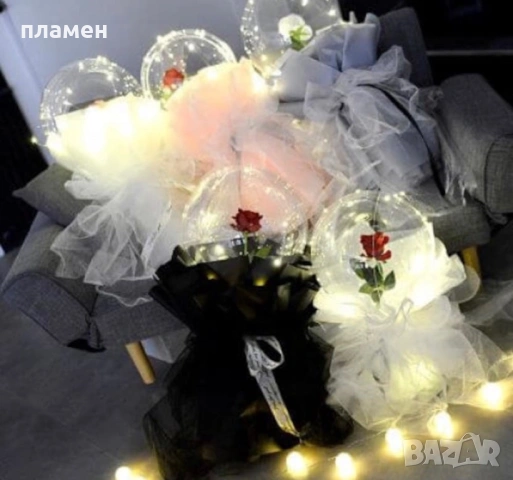 Светещ балон -Роза , снимка 2 - Други - 53413285