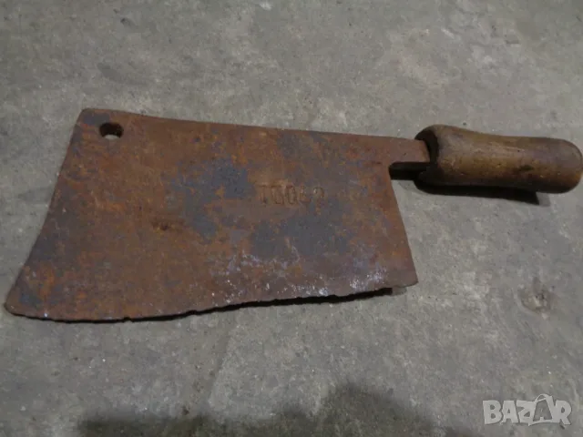 Стари сатър, съпрове и нож, снимка 4 - Антикварни и старинни предмети - 56349376