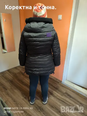 Продавам чисто ново,сиво,зимно,дамско яке SUPERDRY., снимка 8 - Якета - 48637570