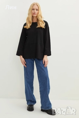 Нова блуза с цип 2-3 хл. , снимка 5 - Блузи с дълъг ръкав и пуловери - 52435019