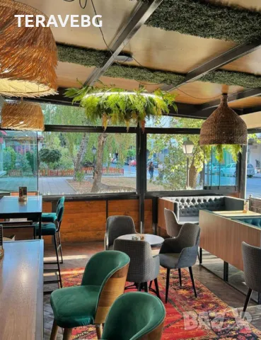 Лед полилей с растителност , снимка 3 - Лампи за таван - 48670781