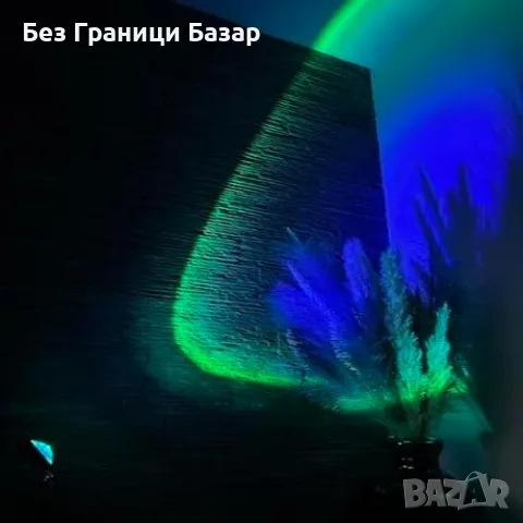 Нова LED Sunset лампа 24 цвята 180° USB дистанционно декоративно осветление, снимка 4 - Декорация за дома - 55959171