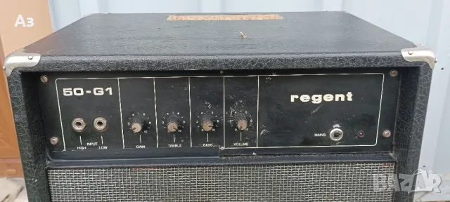 Китарен усилвател Regent 50-G1, снимка 3 - Ресийвъри, усилватели, смесителни пултове - 48822424