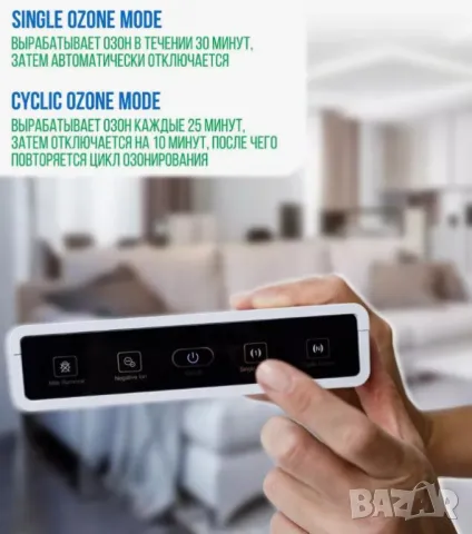 4в1Антибактериален Озонатор Йонизатор Ултразвуков Генератор Противоалергичен Пречиствател на Въздуха, снимка 3 - Овлажнители и пречистватели за въздух - 48142990