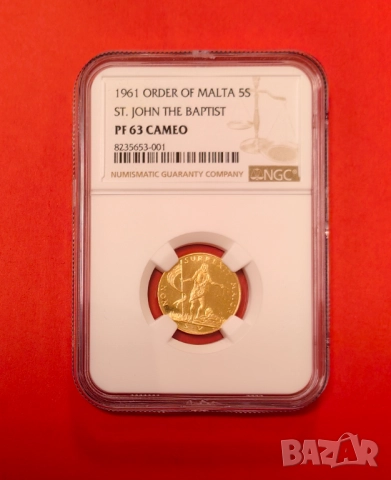 Малтийски орден - лот монети 1961 NGC - Злато,Сребро, снимка 11 - Нумизматика и бонистика - 52283882