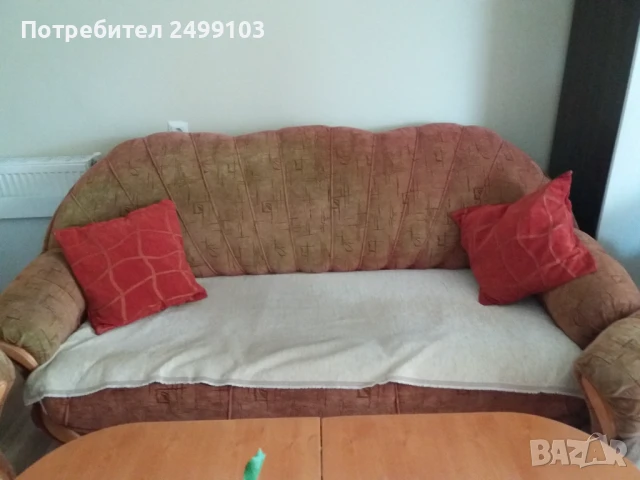 Холна гарнитура - диван и два фотьойла, снимка 1