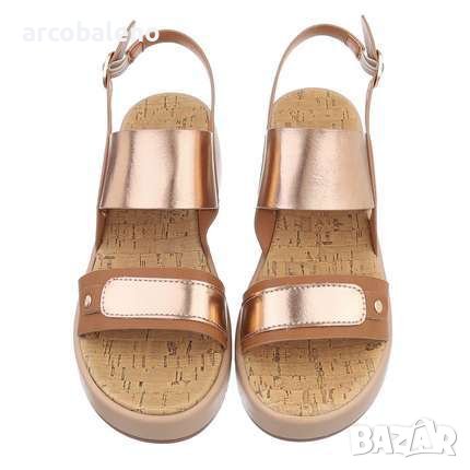 Дамски сандали на клин, 2цвята , снимка 9 - Сандали - 41248914