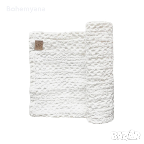 Xeraliving Beda ленена кърпа за ръце – мръсно бяло, снимка 1