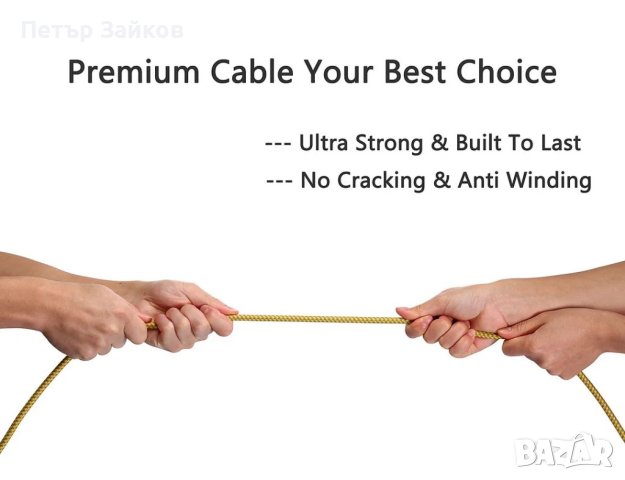 Кабел за електрическа китара Asmuse Жак под прав ъгъл 3 м, снимка 2 - Друга електроника - 41037683