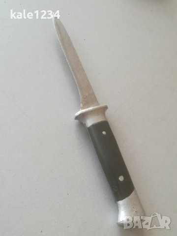 Стар български нож. Туристически. Тип бранник. 
