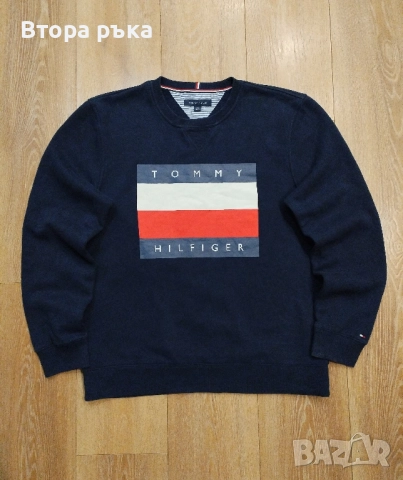 Tommy hilfiger горнище мъжка оригинален , снимка 8 - Спортни дрехи, екипи - 52133399