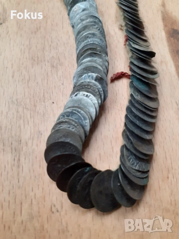 Стар възрожденски накит за но сия наниз акчета, снимка 4 - Антикварни и старинни предмети - 52041726