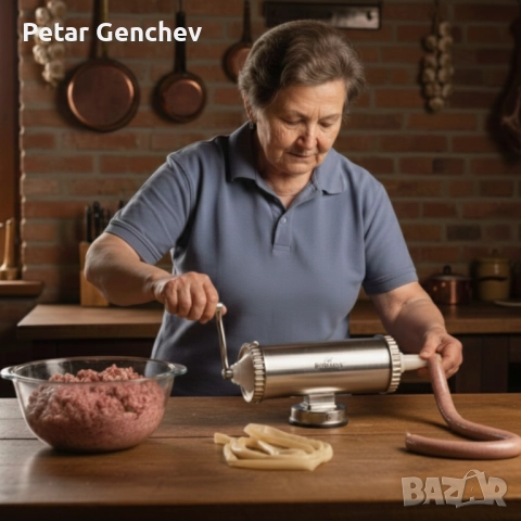 Пълначка за колбаси Bohmann BH 02-750 – Стабилна, удобна и идеална за домашни наденици, снимка 2 - Месомелачки - 52540228