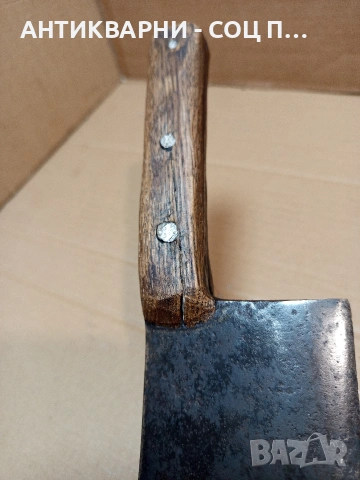 Соц Стар Ръчно Кован Масивен Сатър 0.820кг. НОМЕР 1639., снимка 8 - Антикварни и старинни предмети - 53699135