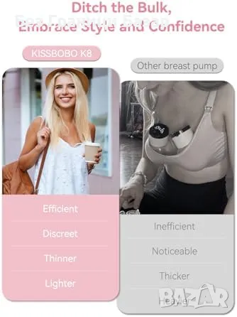 Нова единична Компактна електрическа помпа за кърма с 4 режима, безшумна, снимка 5 - Помпи за кърма - 47659843