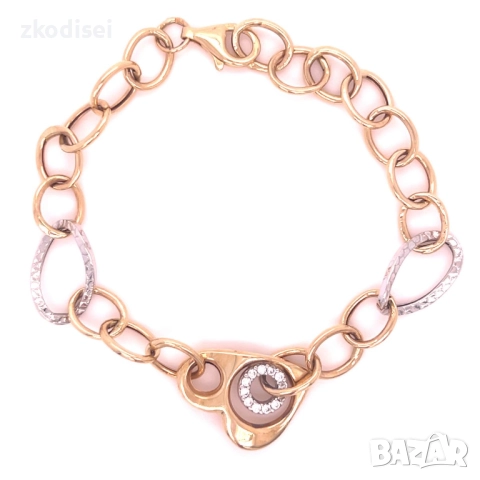 Златна дамска гривна 5,88гр. 19,0см. 14кр. проба:585 модел:34633-5