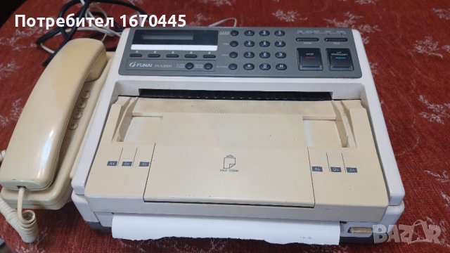 Факс FUNAI FA-X2000, снимка 5 - Стационарни телефони и факсове - 42481226