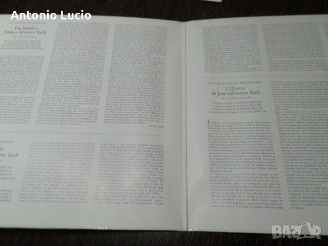J.S.Bach - Toccaten und Fugen , снимка 3 - Грамофонни плочи - 40737788