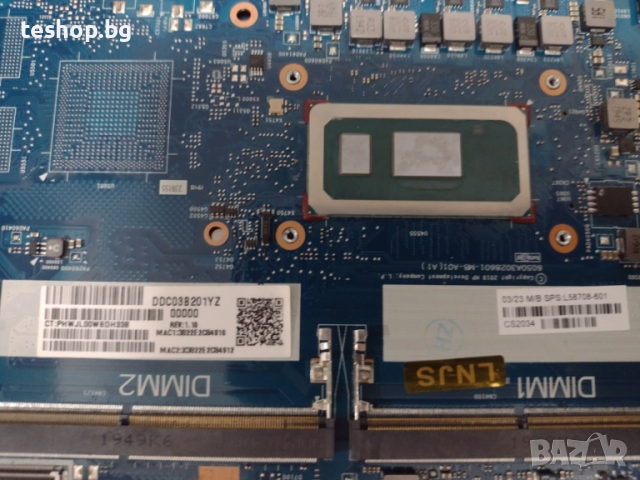 Дънна платка за HP ProBook 640 G5 Core i5-8365U 1.60 GHz DDR4 L58708-601, снимка 2 - Дънни платки - 52246425