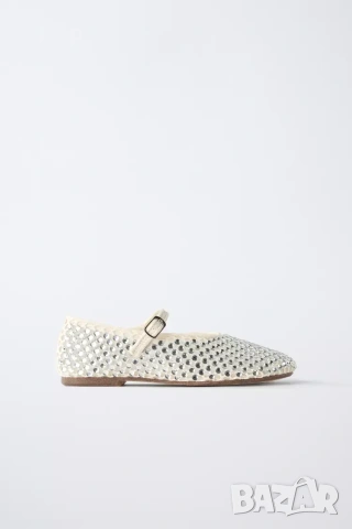 Балеринки с камъни на Zara , снимка 2 - Сандали - 53781668