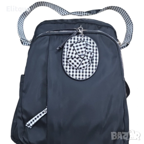 Раница от плат с интересни и удобни дръжки  