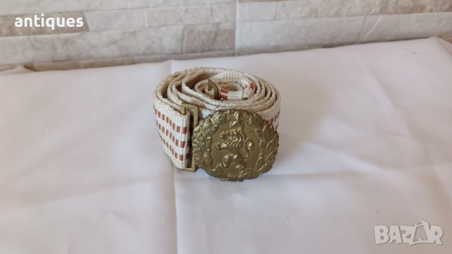 Параден военен офицерски колан - стар военен от соц-а, снимка 2 - Антикварни и старинни предмети - 39434555