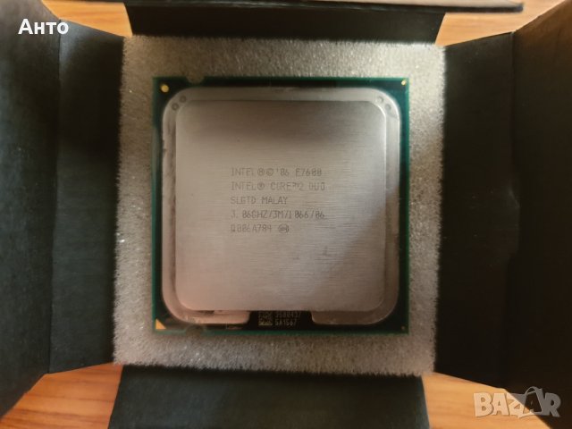 Продавам процесор Intel Core 2 Duo E7600 3.06GHz BX80571E7600 LGA 775/Socket T, снимка 1 - Процесори - 38889382