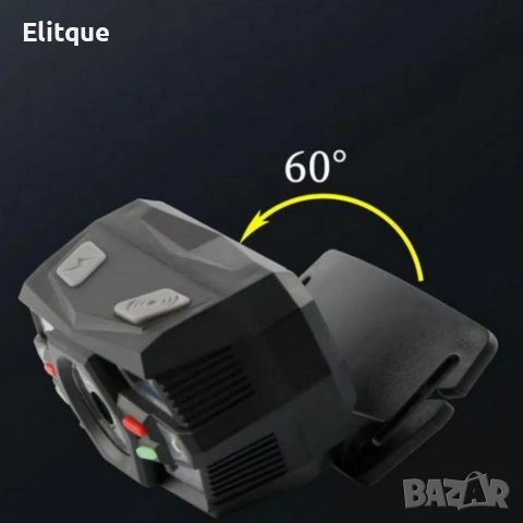 LED челник BL-CT108 с PIR сензор за безконтактно включване, водоустойчив и лек, снимка 4 - Лед осветление - 53358734