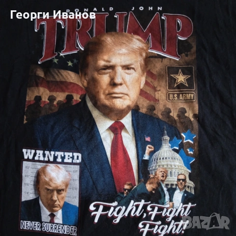 SALE!!! TRUMP XL MAGA QAnon GOP USA Donald J Trump Доналд Тръмп САЩ